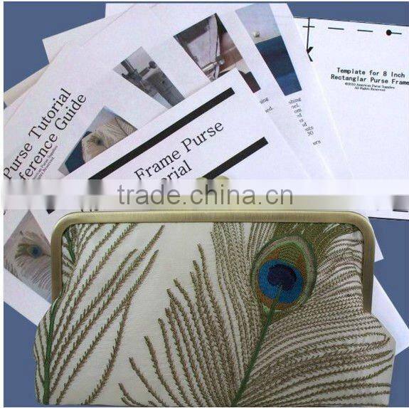 234*78mm metal strap clutch purse frame,metal purse handbag frames