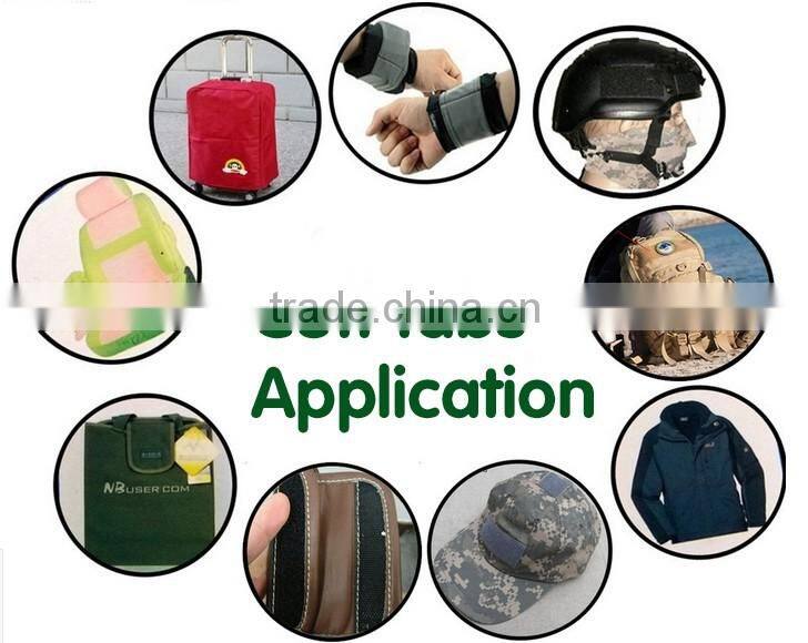 Popular plastic hook and loop fastener tap for garment