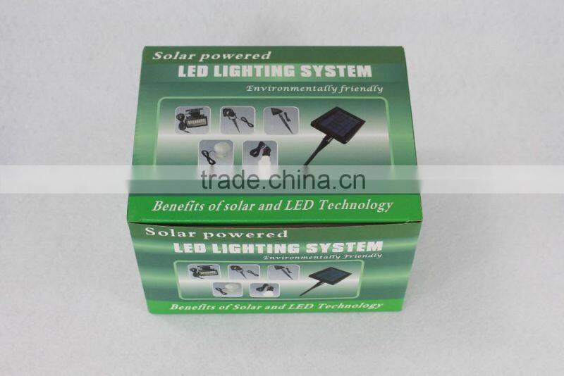 customized waterproof portable solar lighting system for house 2000mah