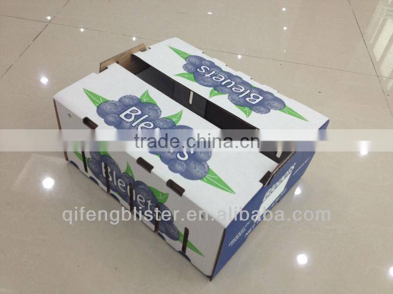 custom vegetable fruit tomato packing corrugated carton box/high quality and cheap price for farm packing