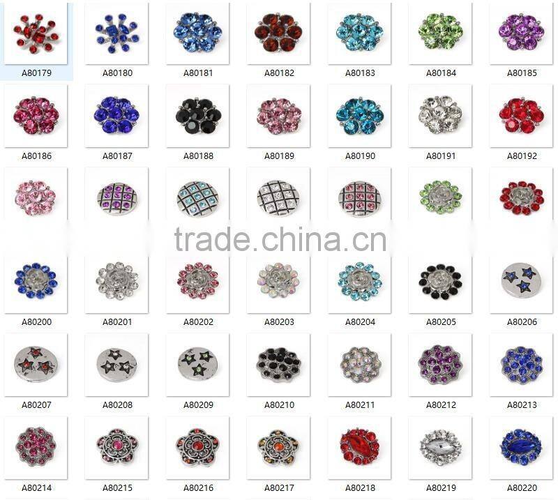 New silver snap button Fashion alphabet bracelet accessories