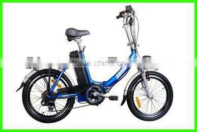 2012 Byocycle City Speed Folding Electric Bike Bicycle 36v 10 AH Lithium Battery