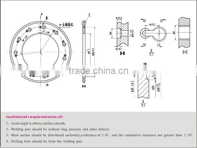 Metal joint of tubular piles supplier