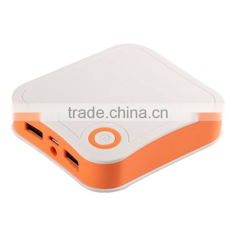 portable charger Christmas gift 2 usb 10400mah universal mobile power bank