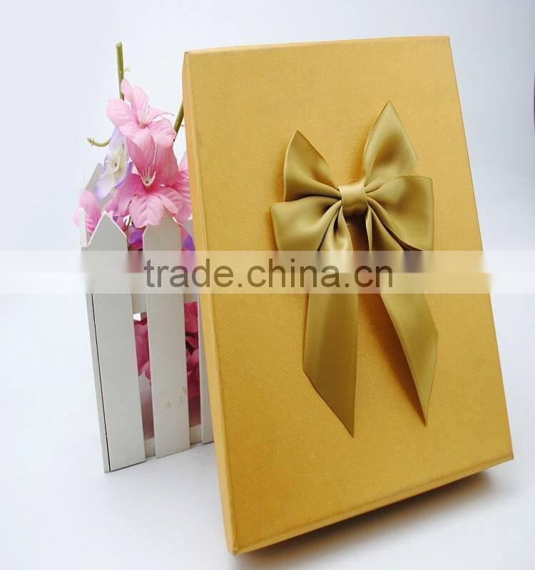 wholesale satin ribbon bow for decorative gift box