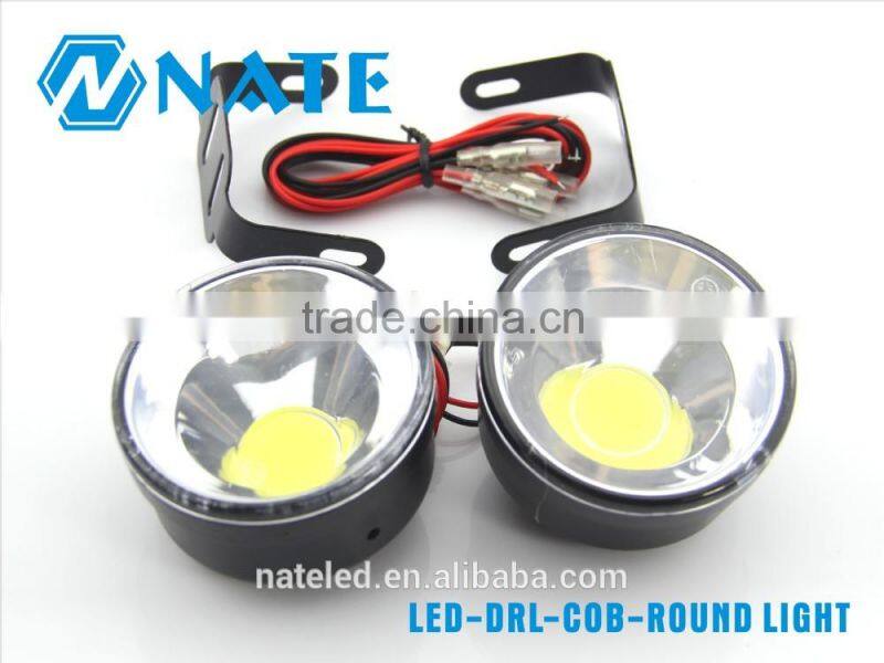 new product car led drl cob round light