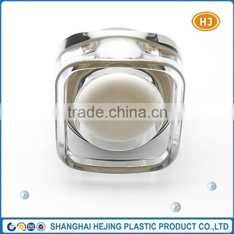 Wholesale 30ml sqaure frosted cosmetic cream jar