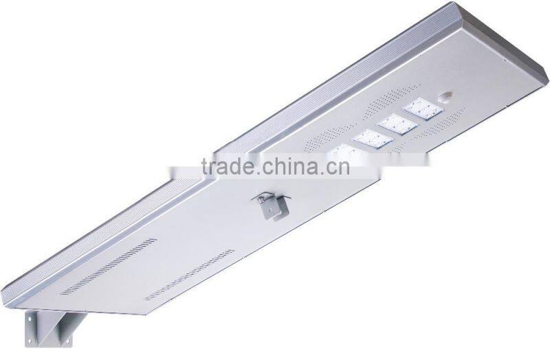 Singapore, 50W, All-In-One Infrare Sensor Solar LED Streetlight, LG LEDs, integrated Infrare Sensor Solar LED Street Lamp