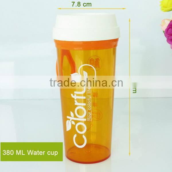 600ml Insulated Fruit Infuser tumbler Plastic Water bottle