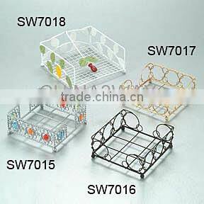 Resraurant wire metal towel holder