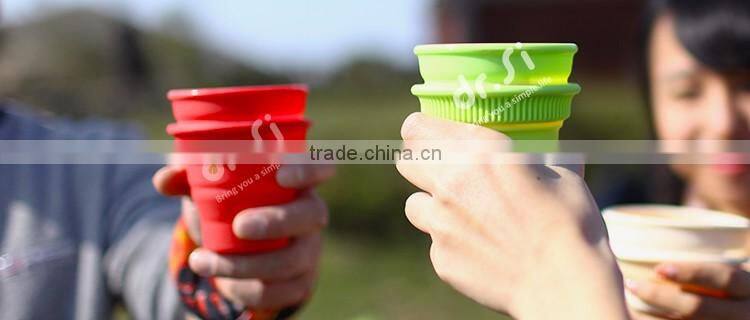 Kitchenware Folding Design Durable Silicone Beverage tumbler