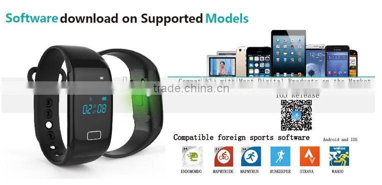 2016 Fitness JW018 Heart Rate Wristband Smart Band Monitor heart Rate Tracker Smartwatch Wearable smart band fitness tracker