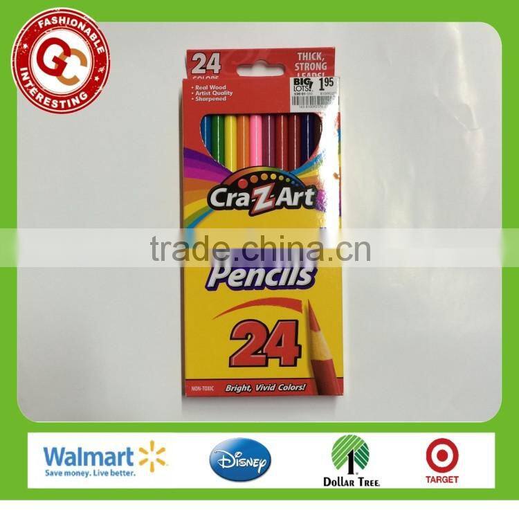 best price artist quality 24 pcs color pencil for kids