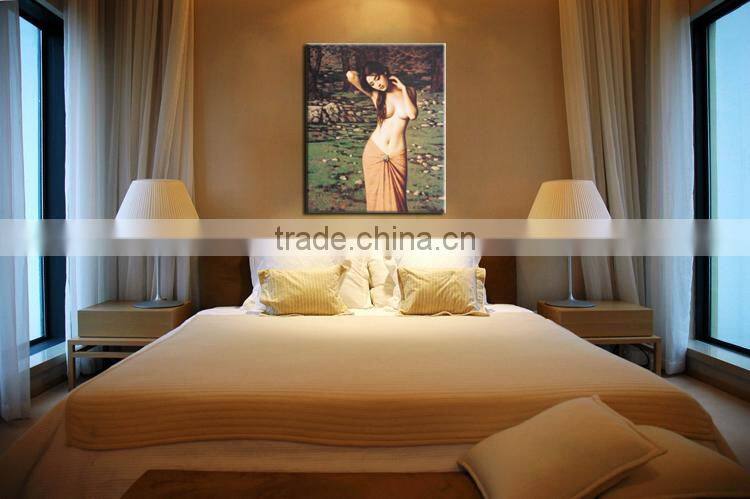Chinese beautiful sexy nude watercolor painting