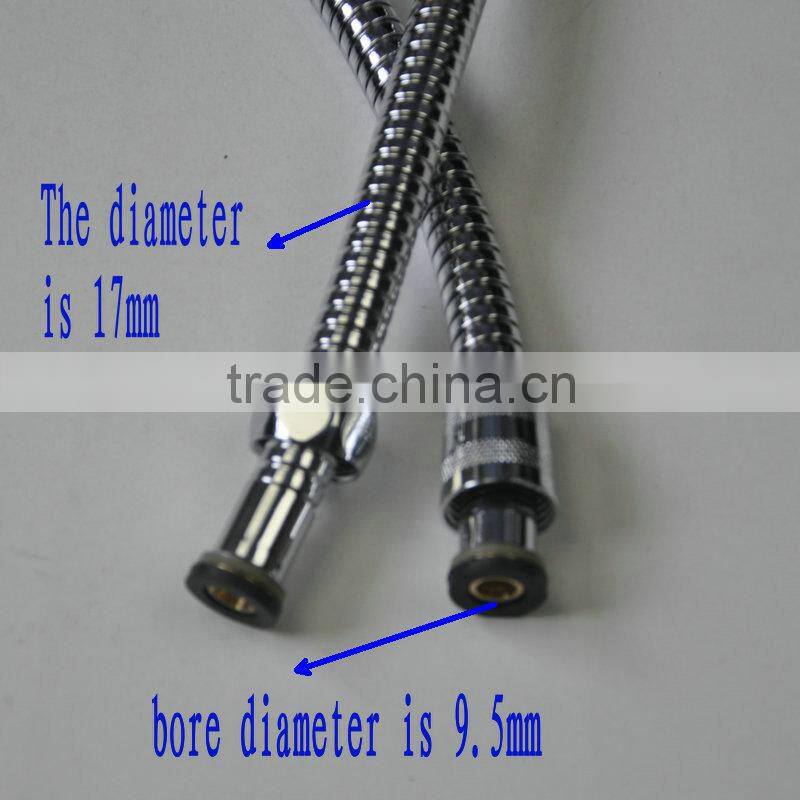 Best quality stainless steel big Shower Hose Chrome england flexible hose