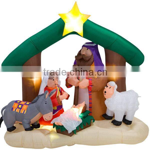 New customized inflatable christmas lawn decorations
