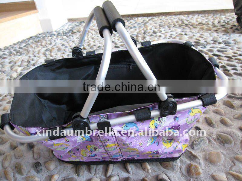 supermarket fold Shopping Basket with dubble screw