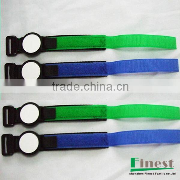 Nylon Hook and Loop Chip Wrist Strap