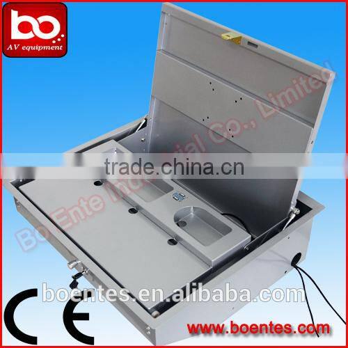 Student Tabletop LCD Monitor Screen Manual Flip Up Box/Hydraulic Pop Up Tuner