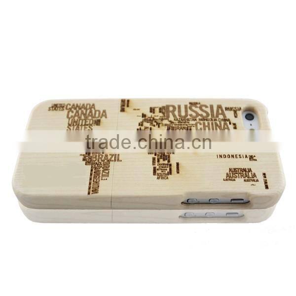 OEM Custom laser Design Wood cell Phones Cases for i6 /i6s/i6 plus