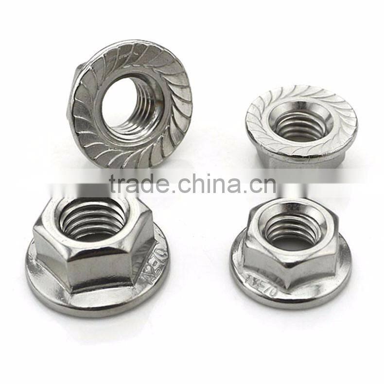 China hot sale competitive price flange nut