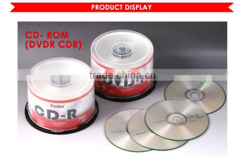 Popular 700MB Three-Colour Printing CD/DVD -Rom Disk