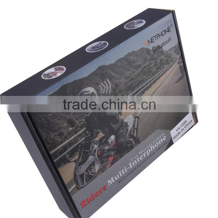 2016 NEW V4 made in china bluetooth headset Full Duplex BT Interphone FM speaker bluetooth