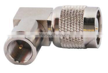 TNC male to FME male right angle connector adapter