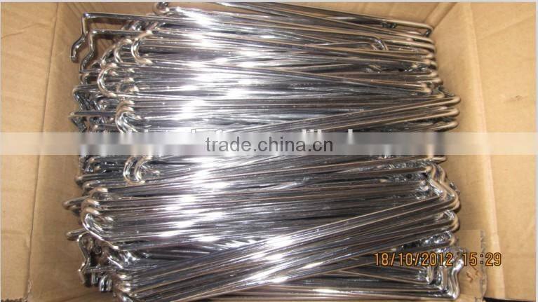 Oval bar double wires metal wire prong