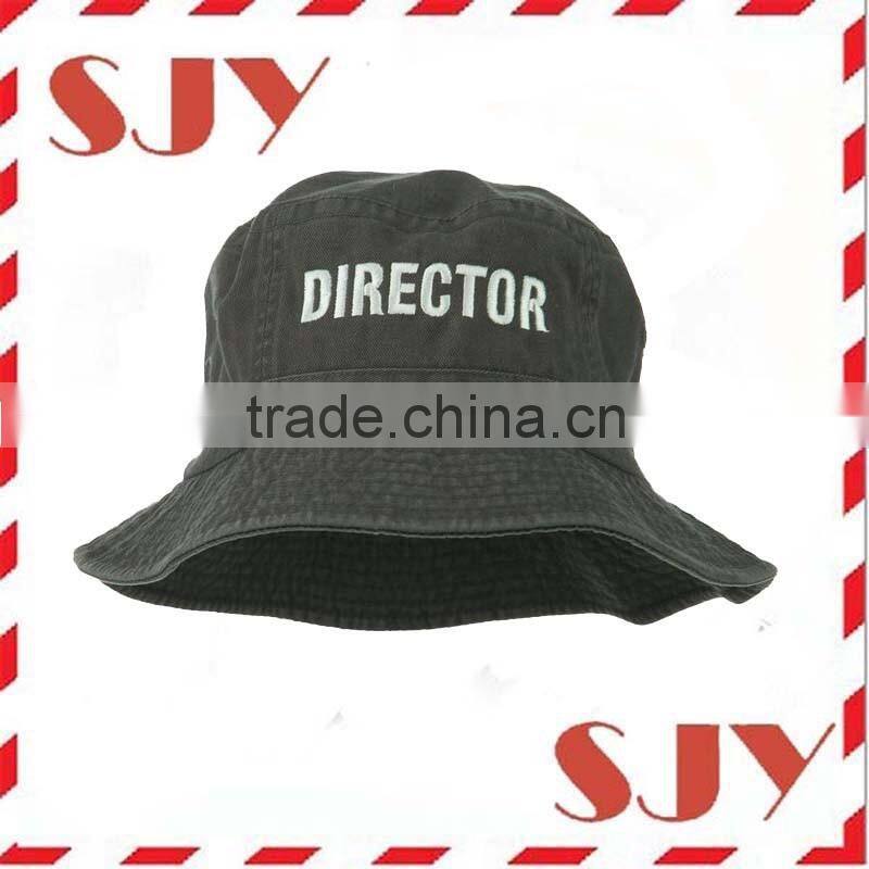 Custom Made Embroidery Dyed Bucket Hat