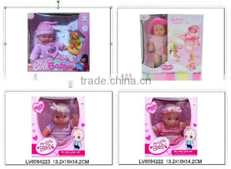 New 7.5 Inch Vinyl Solid doll as gift for children/kids play with EN71