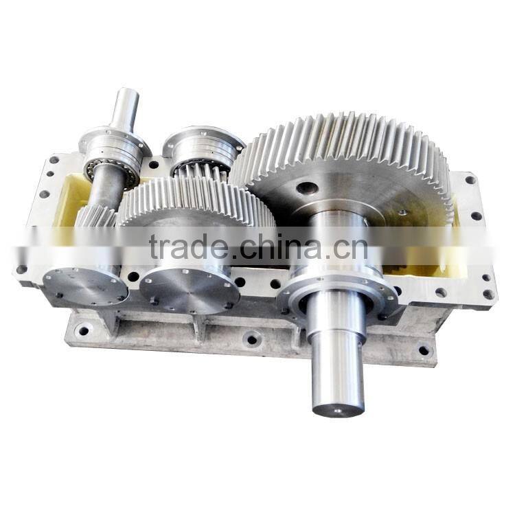 Extruder double reduction parallel gearbox