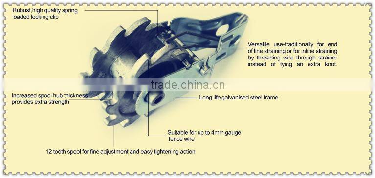 Factory wholesale galvanized fence wire strainer Alibaba express