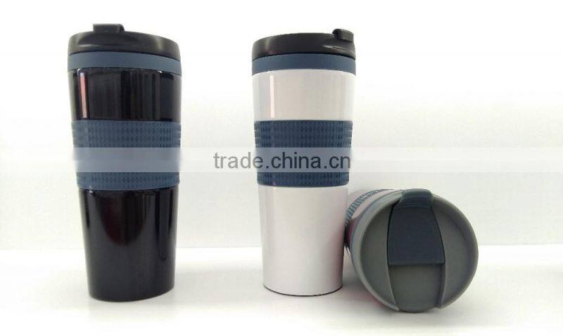 2016 New style colorfull 16oz stainless steel travel mug, travel coffee mug, coffee travel mug with lid
