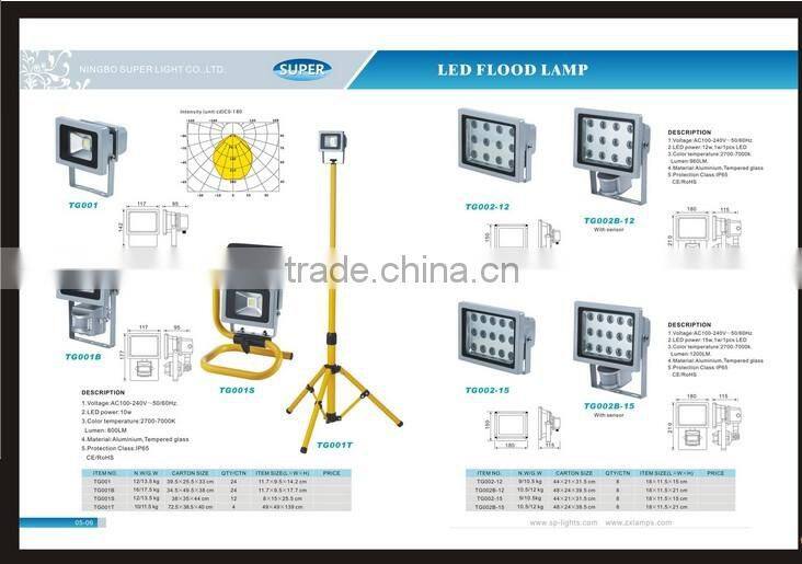 led floodlight 15w with CE ROHS