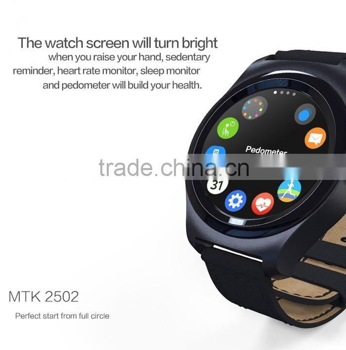 Latest Waterproof Smartwatch Q2 BT4.0 Smart Watch Siri Alarm MTK2502 Heart Rate Monitor Sports Wristband Watch