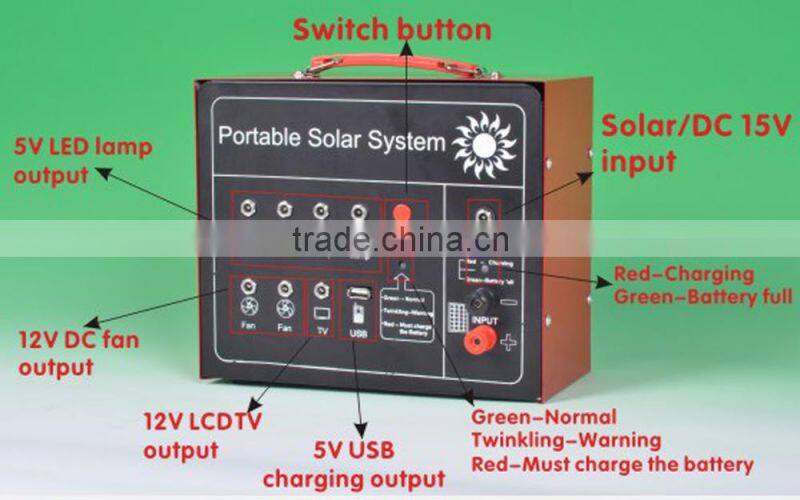 Carro Electrical 12V 100W home solar power system CES-1240
