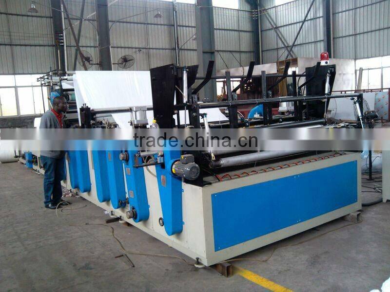 J:CDH-1880-YE toilet paper rewinder machine, toilet roll machine, bathroom paper machine, small toilet paper machine