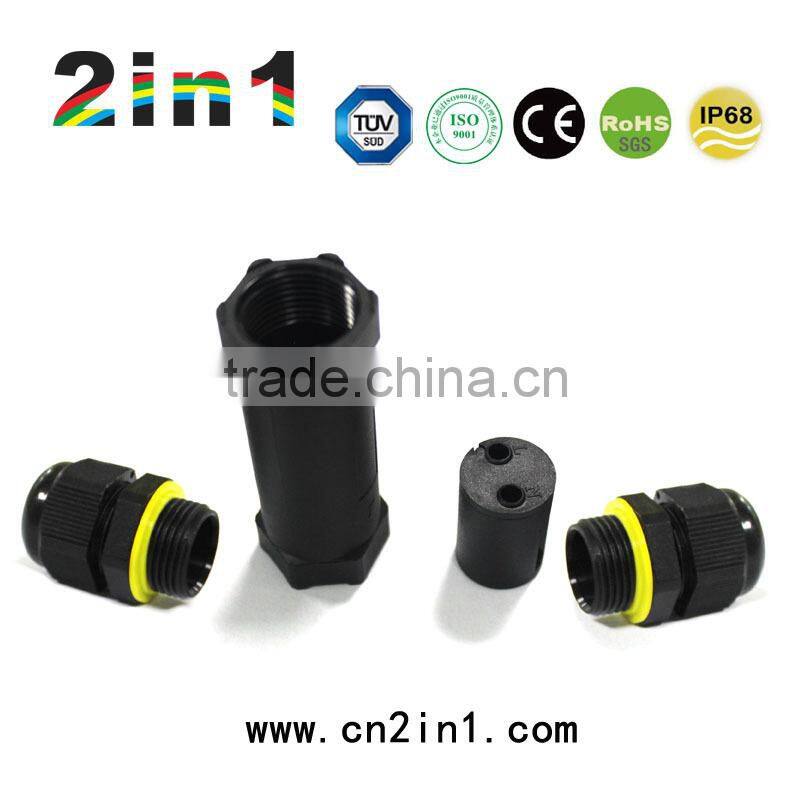 PG13 2Pin IP68 Electric Waterproof Connectors