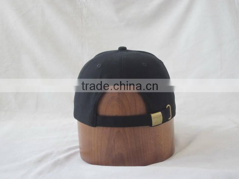 100% cotton flat embroidery curved bill baseball cap