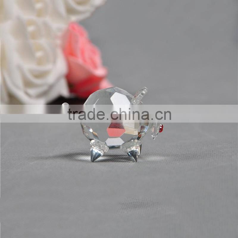 cheap price crystal animal furnishing articles for office decoration