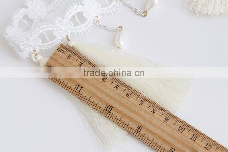 MYLOVE MLFD38 Bohemia hair accessory women white lace hair band for party