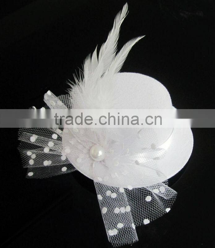 MYLOVE 3 colors top hat felt party hat fascinator cocktail hat MLXM012