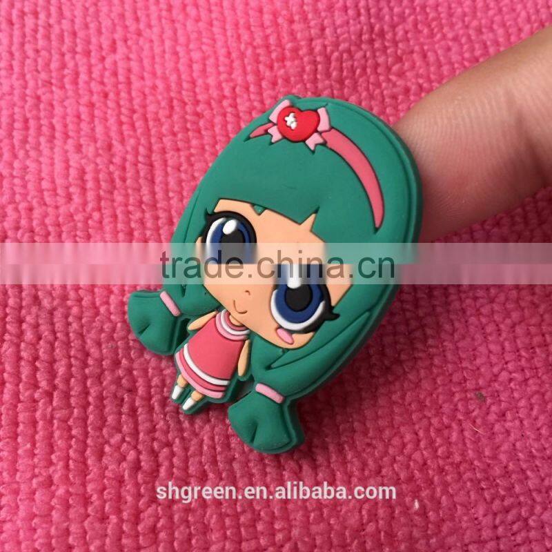 Factory price soft rubber logo tag,PVC rubber label with 3D effect