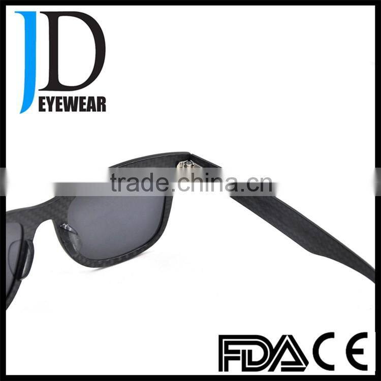design your own logo square unisex carbon fiber sunglasses