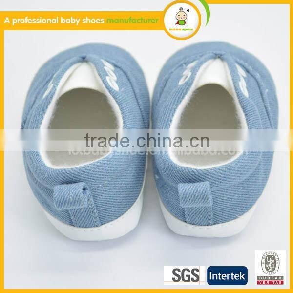 hand made newborn kids shoes for boy babies canvas wholesale baby shoes