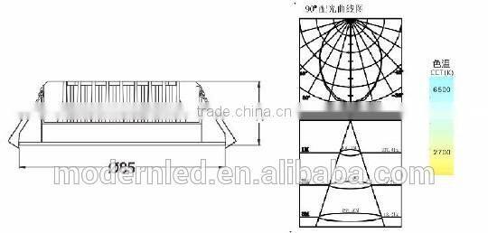 wwww xxx com led down light for hotel reflector shell