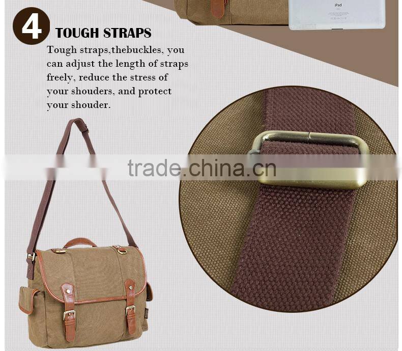 Ladies Cross Body Messenger Bags for Teens Vintage Canvas Shoulder Bags for Womens 2015 New Fashion