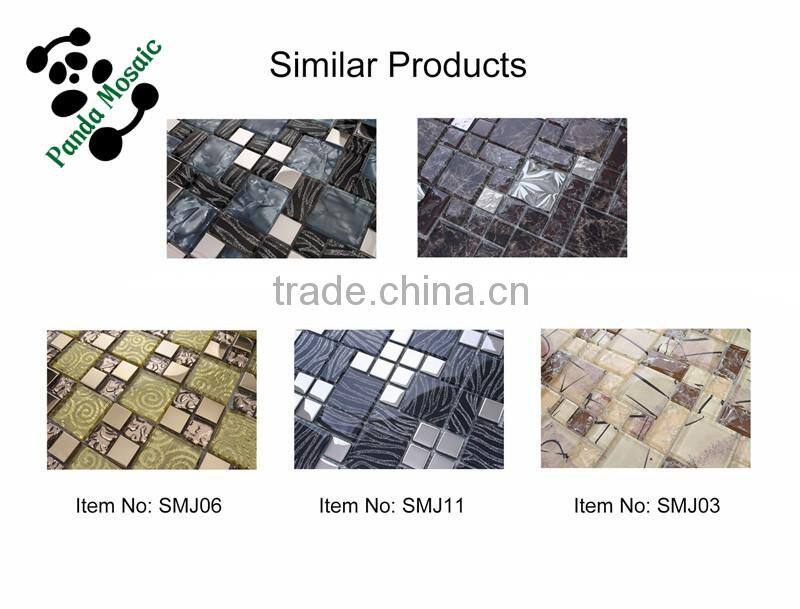 SMT02 Living room wall mosaic Mosaic tile inlay 304 stainless steel mosaics