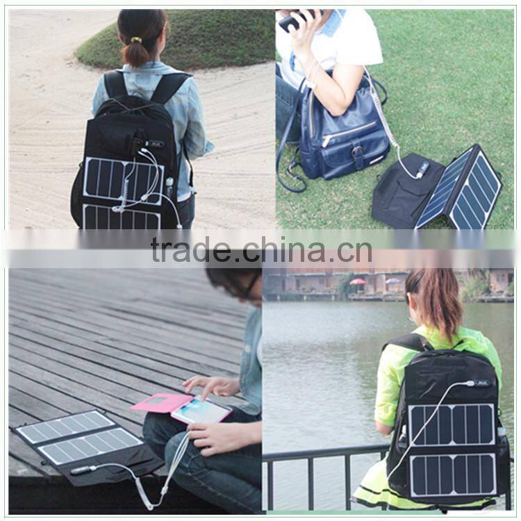 13W foldable sunpower solar cell solar phone charger